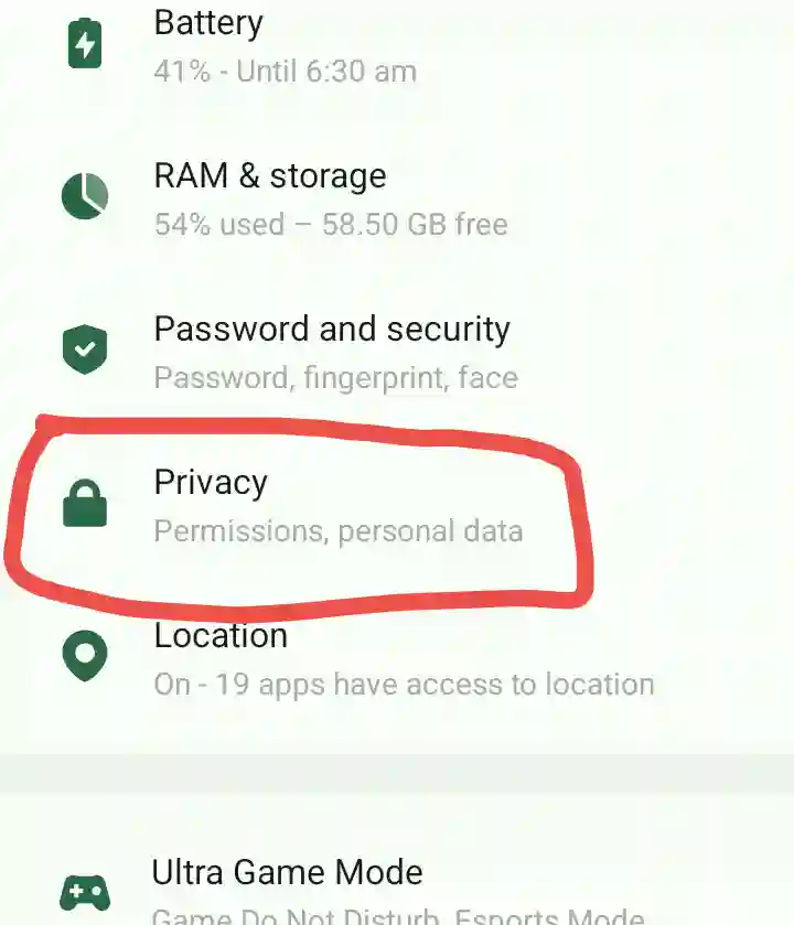 Android privacy 