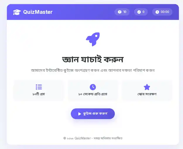 Blogger Quiz system 