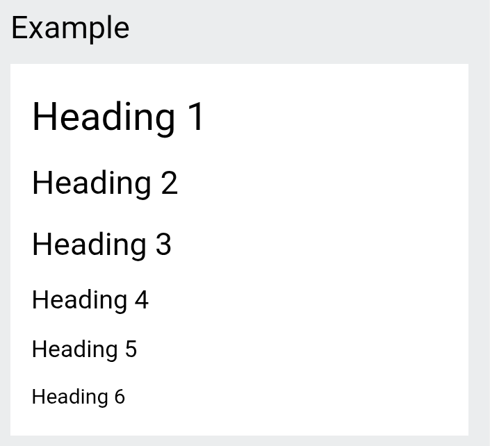 Html tutorial heading tag