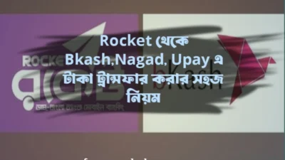 রকেট থেকে নগদে টাকা পাঠান