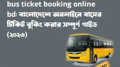 bus ticket booking online bd