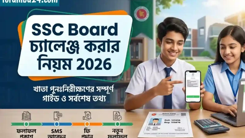 SSC Board চ্যালেঞ্জ করার নিয়ম 2026