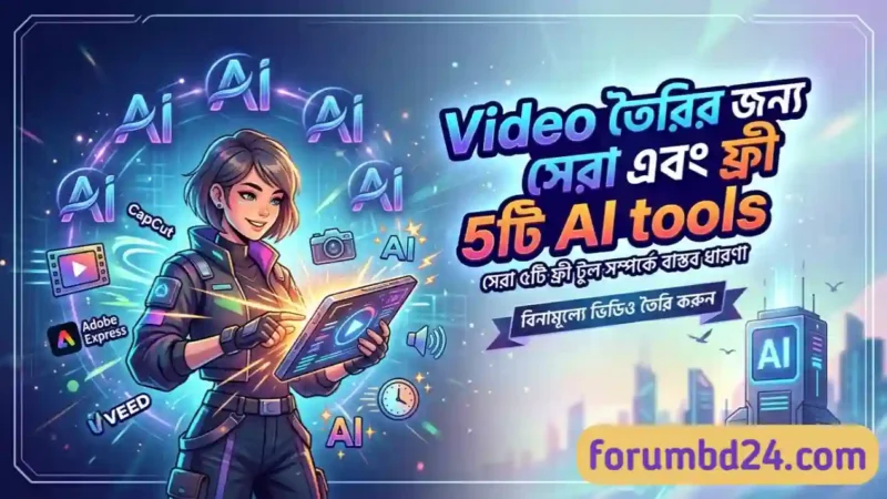 Video তৈরির ফ্রী AI tools