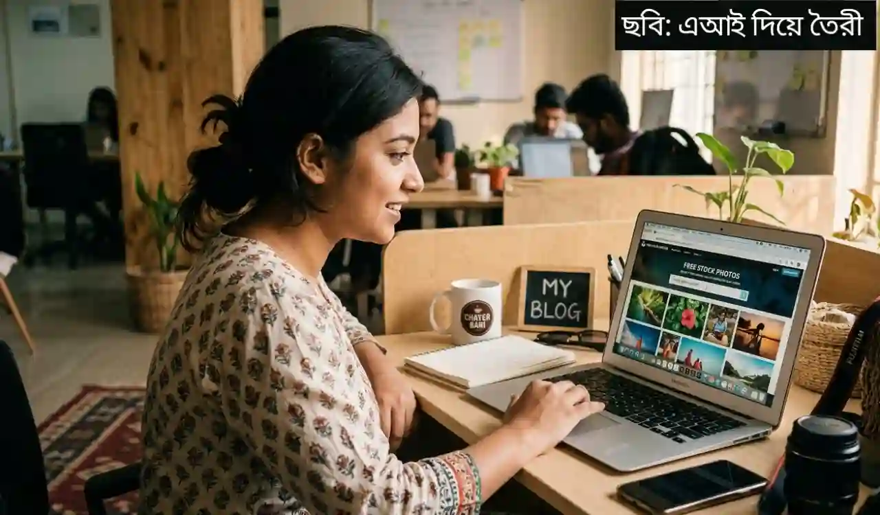 ব্লগের জন্য বিনামূল্যে ছবি খোঁজার ধারণামূলক ছবি