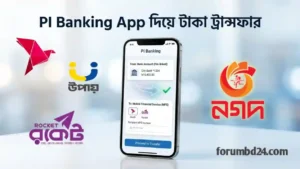 PI Banking App দিয়ে টাকা ট্রান্সফার করার নিয়ম