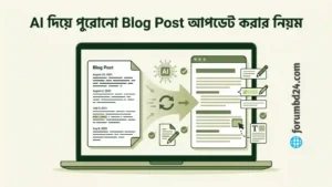 AI দিয়ে পুরোনো Blog Post আপডেট