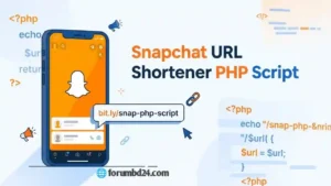 Snapchat অ্যাফিলিয়েট মার্কেটিং এর জন্য URL শর্টনার PHP স্ক্রিপ্ট