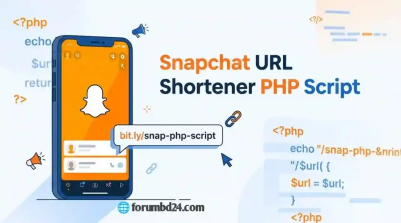 Snapchat অ্যাফিলিয়েট মার্কেটিং এর জন্য URL শর্টনার PHP স্ক্রিপ্ট