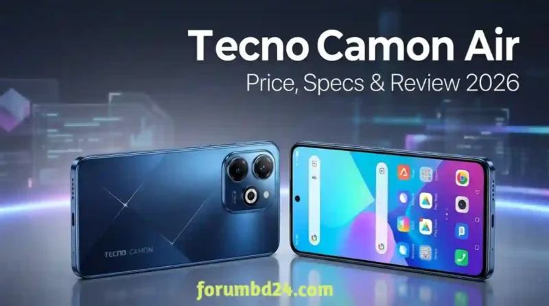 Tecno Camon Air Price in Bangladesh 2026: দাম, স্পেসিফিকেশন, সুবিধা-অসুবিধা ও বিস্তারিত রিভিউ