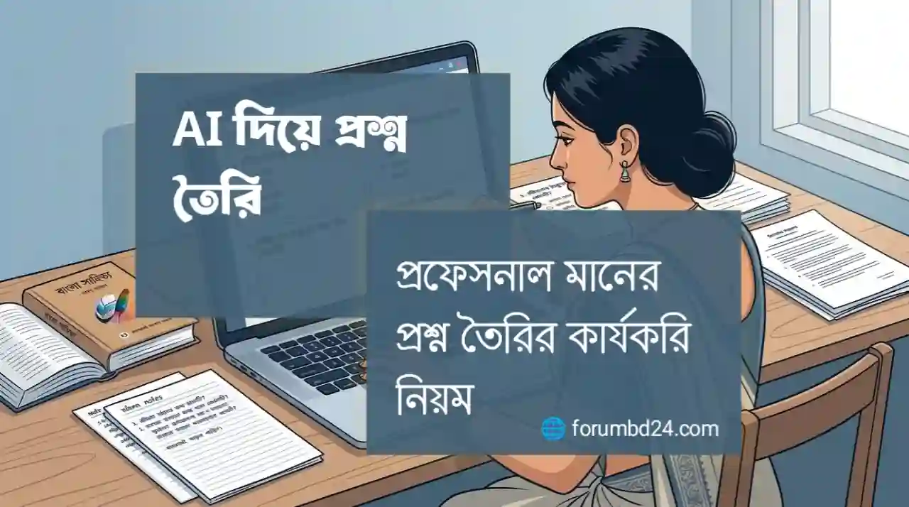 AI দিয়ে প্রশ্ন তৈরি নিয়ম