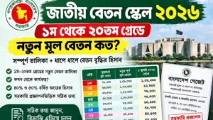 নতুন বেতন স্কেল ২০২৬