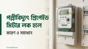 পল্লীবিদ্যুৎ প্রিপেইড মিটার লক